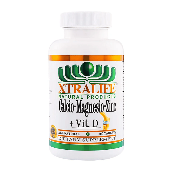 CALCIO MAGNESIO ZINC + VIT. D 100 TAB - XTRALIFE - Imagen 3