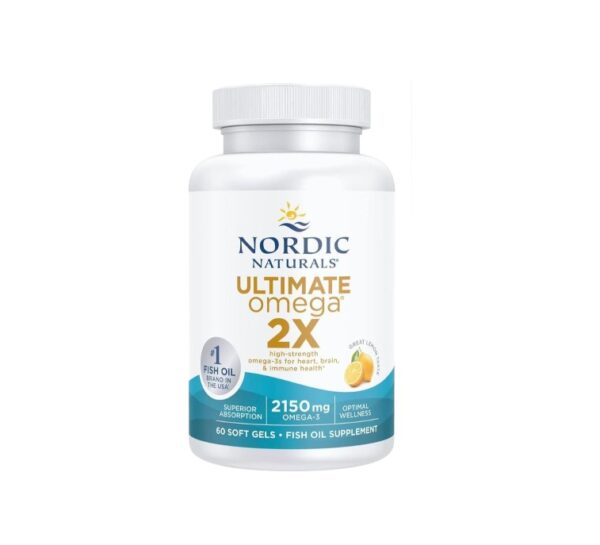 ULTIMATE OMEGA 2X DE 2150 MG x 60 CAPS - NORDIC NATURALS