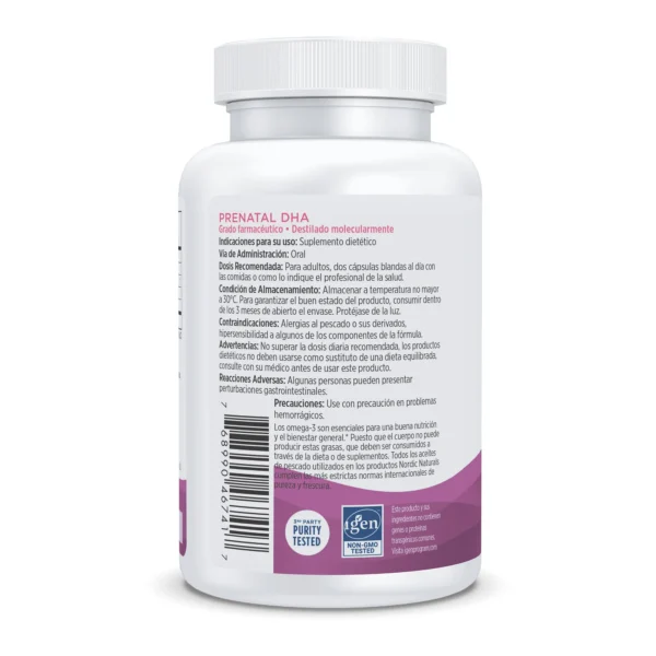 PRENATAL DHA 90 CAPS - NORDIC NATURALS - Imagen 2