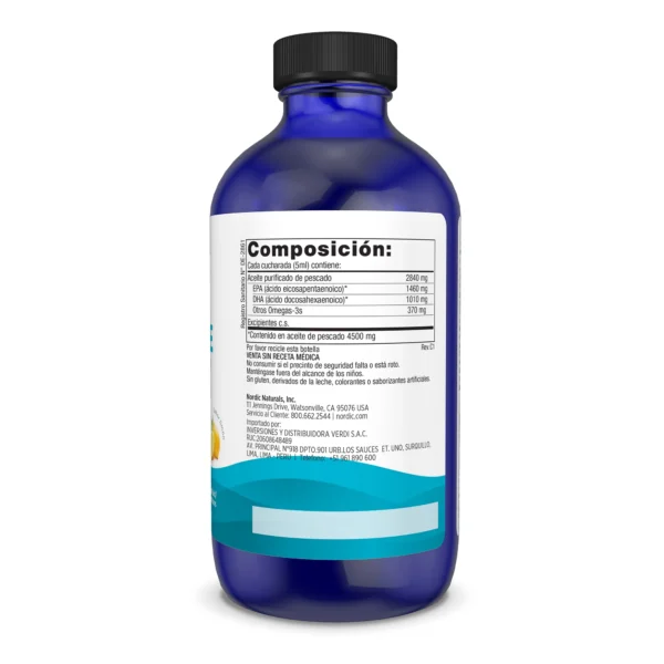 ULTIMATE OMEGA LIQUIDO 237ML - NORDIC NATURALS - Imagen 2