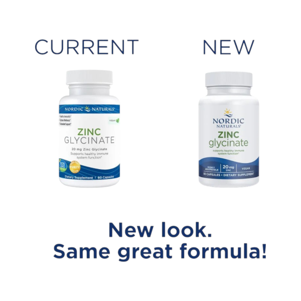ZINC GLYCINATE 20 MG X 60 CAPS - NORDIC NATURALS - Imagen 2