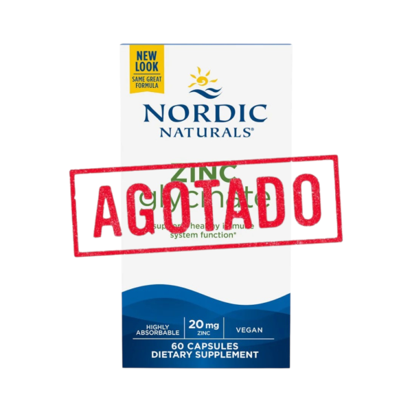 ZINC GLYCINATE 20 MG X 60 CAPS - NORDIC NATURALS