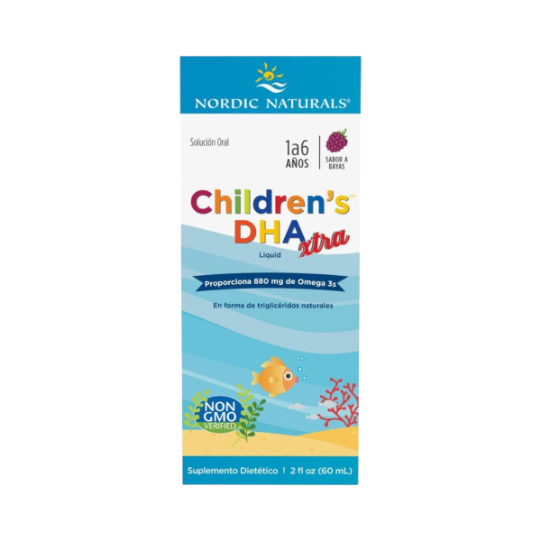 CHILDREN'S DHA XTRA LIQUIDO(Omega-3) 880 MG x 60ML - NORDIC NATURALS - Imagen 5