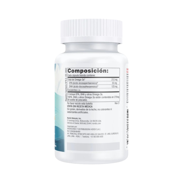 CHILDREN'S DHA XTRA 363 MG x 90 CAPS - NORDIC NATURALS - Imagen 3