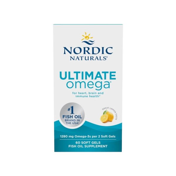 ULTIMATE OMEGA 1280MG X 60 CAPS - NORDIC NATURALS