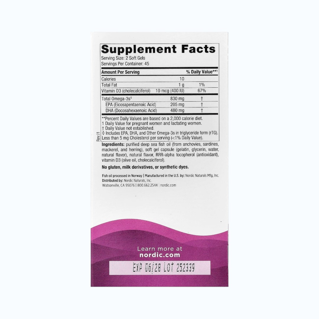 PRENATAL DHA 90 CAPS - NORDIC NATURALS - Imagen 3