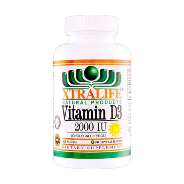 VITAMIN D3 2000 IU x 100 CAPS - XTRALIFE - Imagen 3