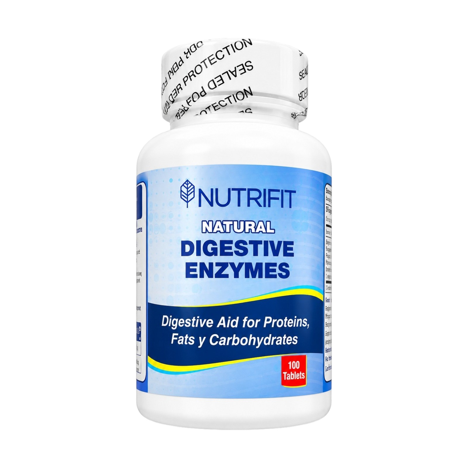 DIGESTIVE ENZYMES x 100 Tabletas - NUTRIFIT - Imagen 3