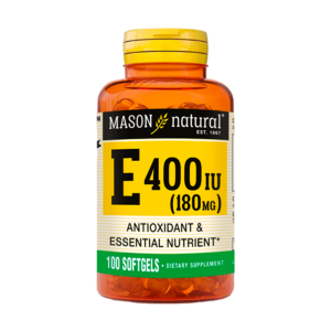 Vitamina E-400 UI (100 Cápsulas Blandas) - - Mason Natural