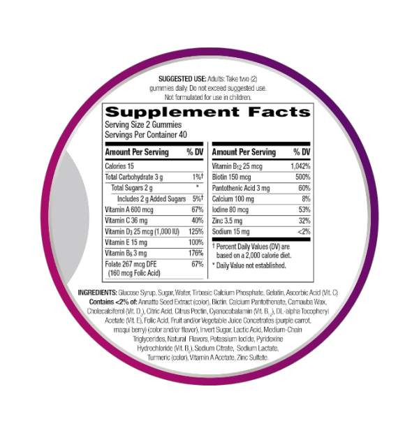 MultiGummies Women 50+ x 90 gomitas - CENTRUM - Imagen 5