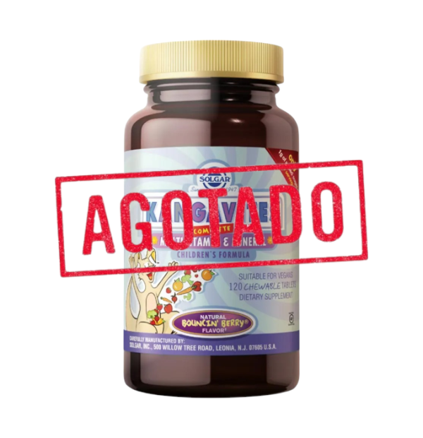 KANGAVITES MULTIVITAMIN E MINERAL x 120 TABLETAS - SOLGAR