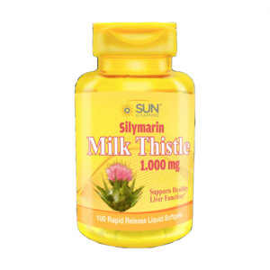 SILYMARIN (Milk Thistle) 1000 MG x 100 CAPS - SUN VITAMINS