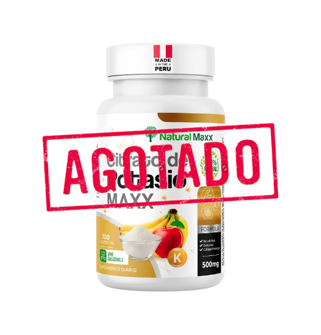 CITRATO DE POTACIO 500 mg x 100 CAPS - NATURAL MAXX