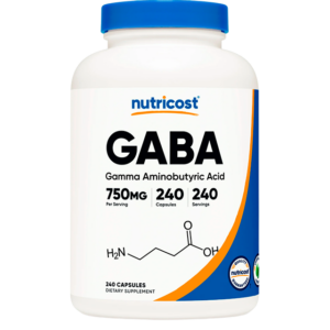 GABA (Ácido Gamma Aminobutírico) 750 Mg X 240 CAPS - NUTRICOST