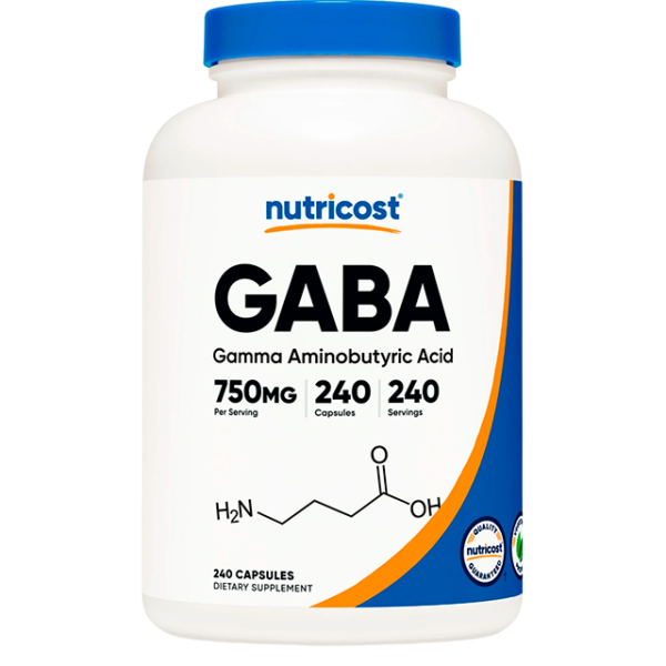 GABA (Ácido Gamma Aminobutírico) 750 Mg X 240 CAPS - NUTRICOST