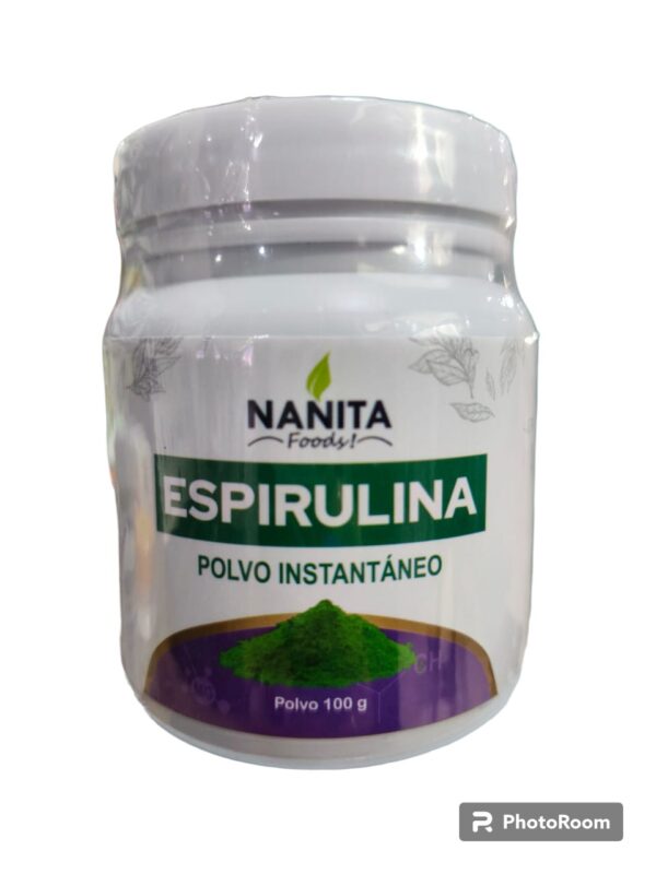 ESPIRULINA (polvo) 100 gr - Nanita Foods