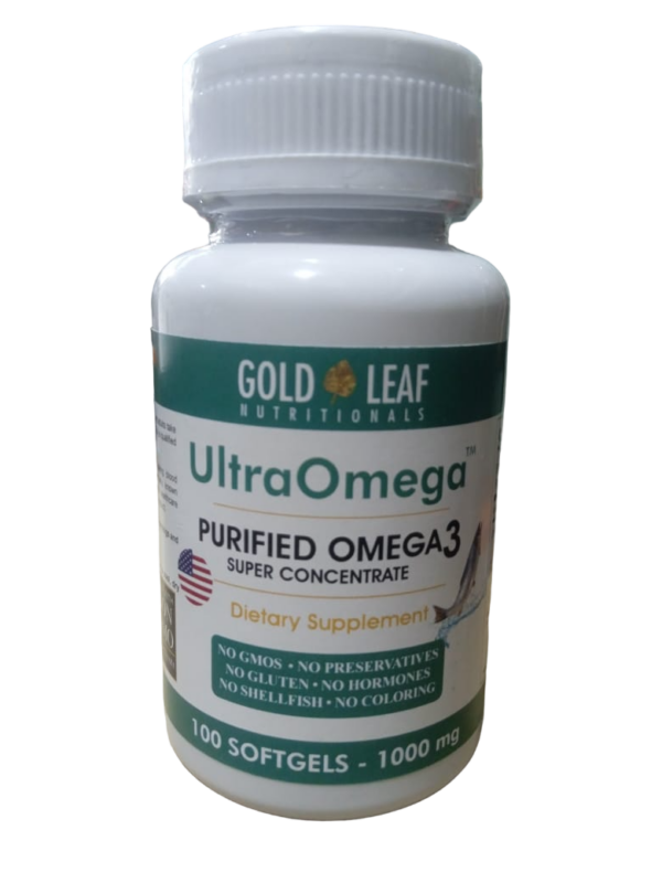 Ultra Omega 1000mg x 100 capsulas - Gold Leaf American