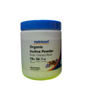 ORGANIC INULINE POWDER FROM CHICORY ROOT 7.5G/1LB - NUTRICOST