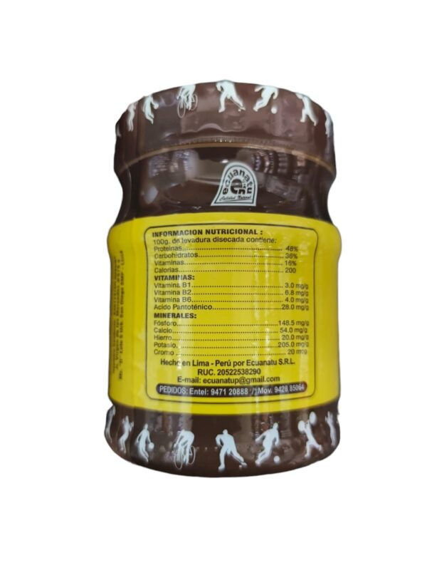 LEVADURA DE CERVEZA 500 MG x 300 TABLETAS - ECUANATU - Imagen 3