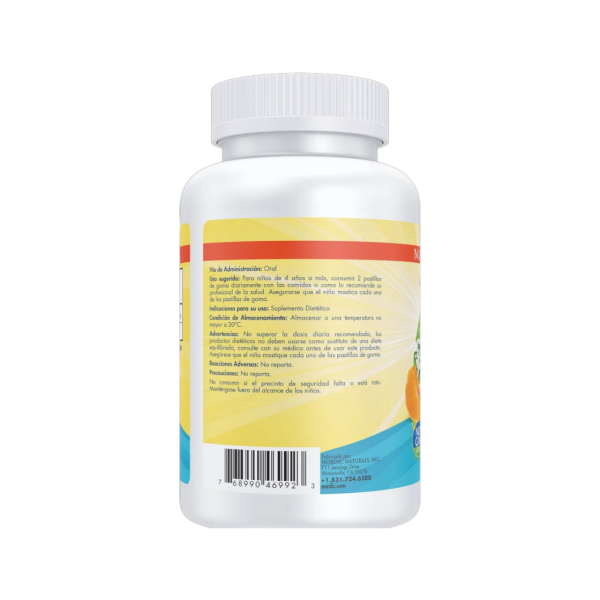 VITAMIN C GUMMIES 120 MG x 120 UND - NORDIC NATURALS - Imagen 3