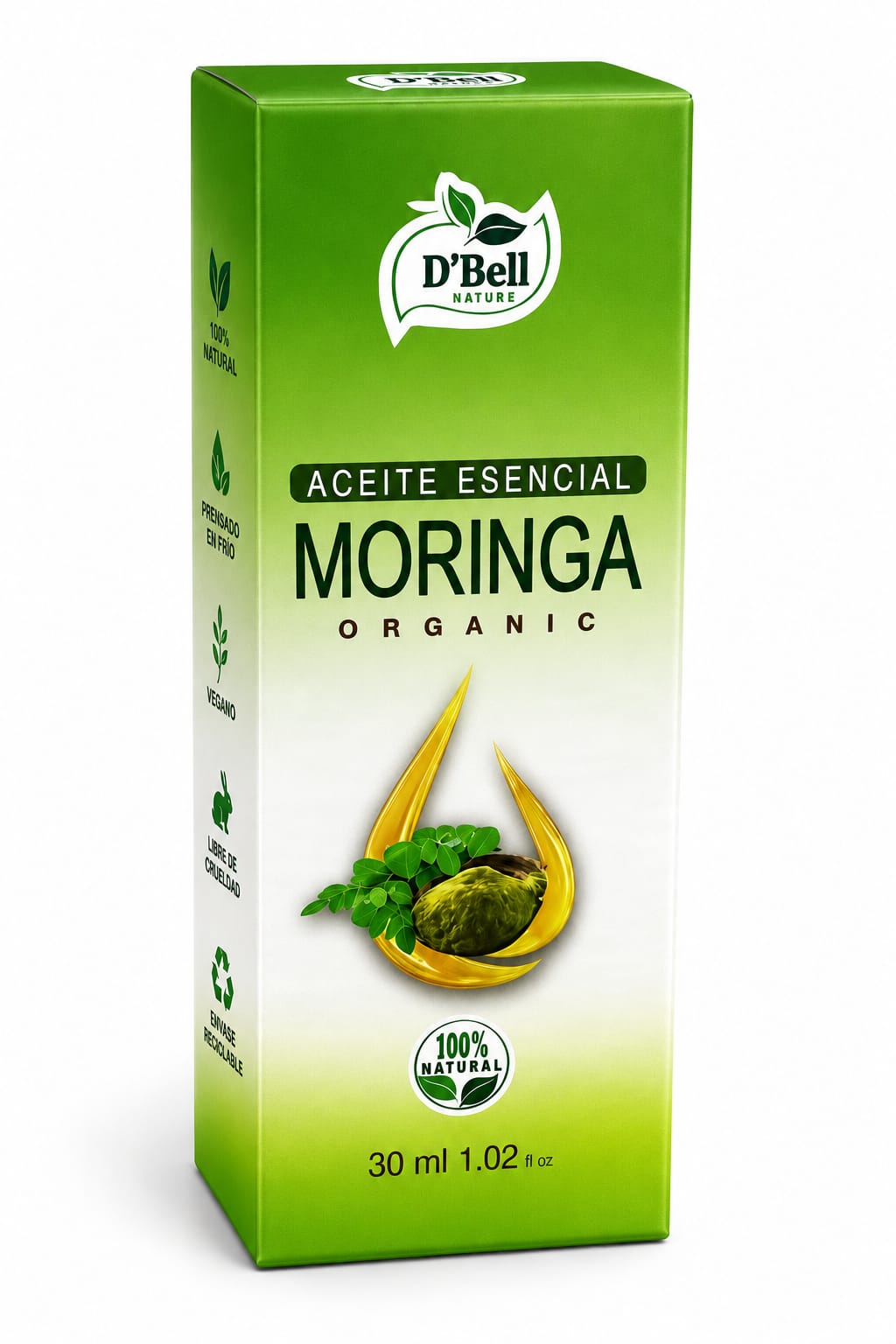 Aceite Esencial Moringa 30ml - D'Bell Nature - Imagen 2