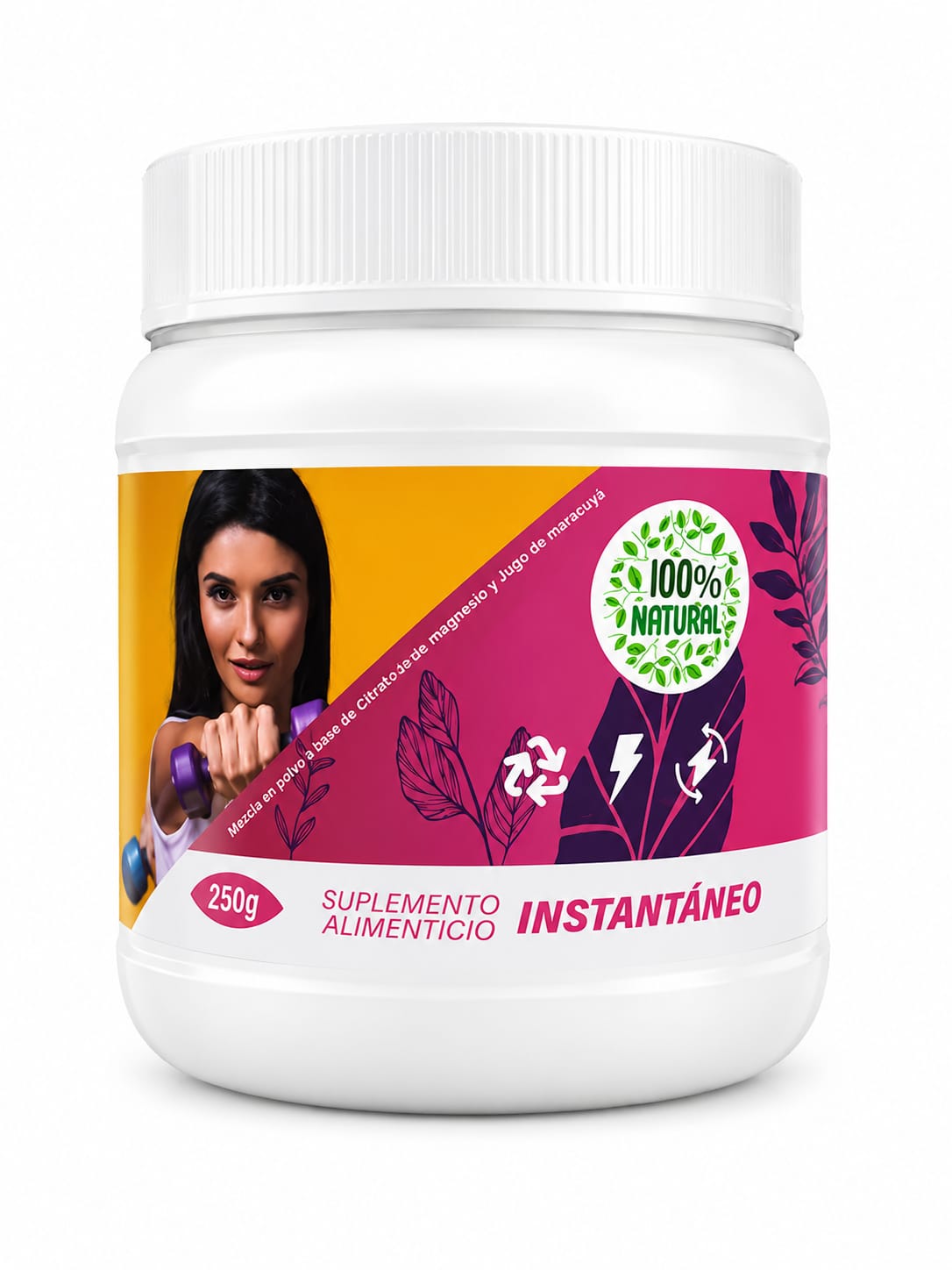 MAG-NEVIT FORTE (Citrato de magnesio) 250 GR - NATURAL MAXX - Imagen 2