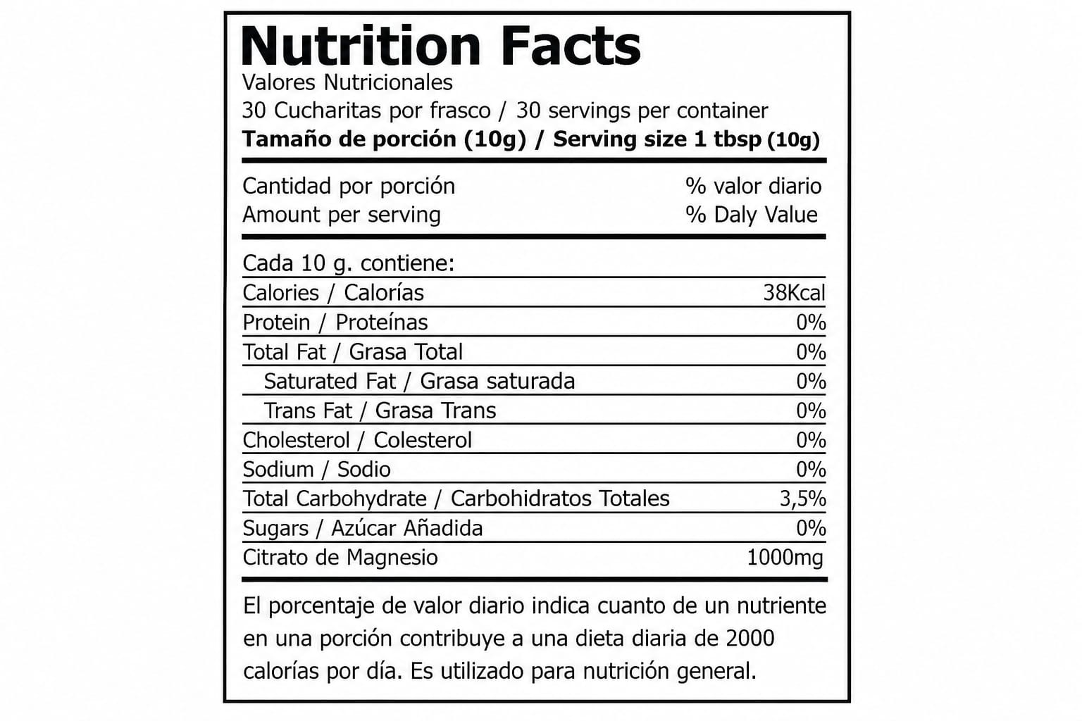CITRATO DE MAGNESIO (Frutos Rojos) 300 gr - CITRALAB - Imagen 2