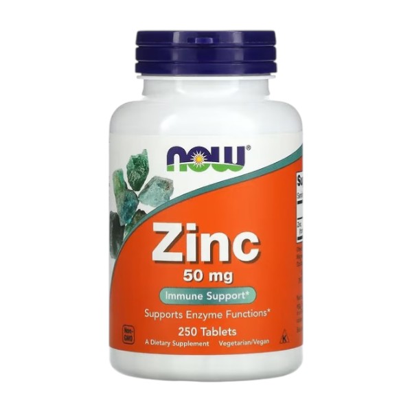 ZINC 50 MG x 250 TABLETS - NOW - Imagen 3