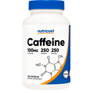 Pastillas de Cafeína 100 Mg X 250 CAPS - NUTRICOST