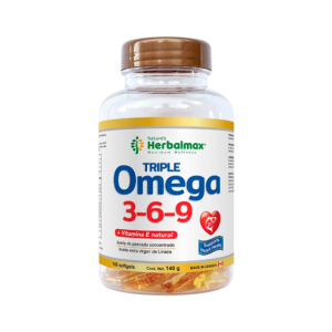 TRIPLE OMEGA 3,6,9 DE 1400mg x 100 SOFT - HERBALMAX