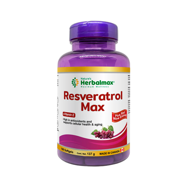 RESVERATROL MAX 137mg x 100 CAPS - HERBALMAX
