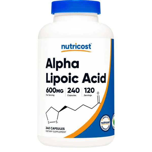 ALPHA LIPOIC ACID 600 mg X 240 CAPS - NUTRICOST