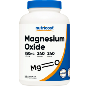 Suplemento de Xido de Magnesio 750 Mg X 240 CAPS - NUTRICOST