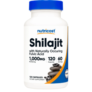 SHILAJIT (con Ácido fúlvico de origen natural) 1000 MG x 120 CAPS -  NUTRICOST