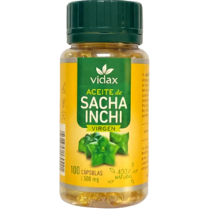 ACEITE DE SACHA INCHI (virgen) 500 mg x 100 CAPS - VIDAX