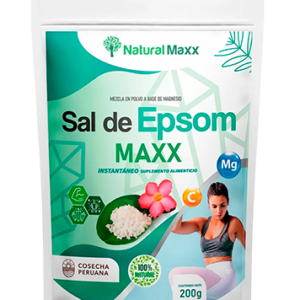 Sal de epsom (sulfato de magnesio) 200 gr - Naturalmaxx