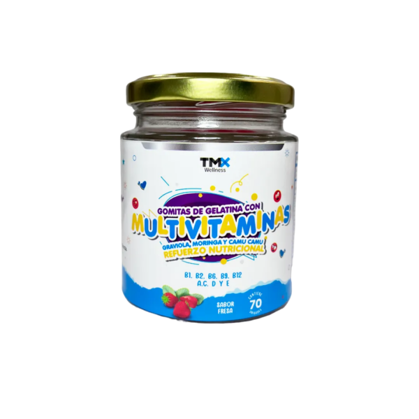 Gomitas de Gelatina con Multivitaminas x 70 uds - TMX