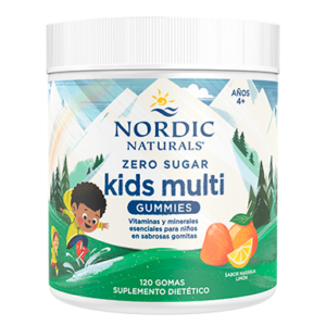 ZERO SUGAR KIDS MULTI GUMMIES x 120 GOMITAS - NORDIC NATURALS