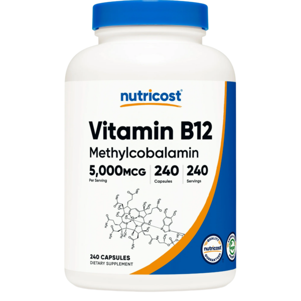 VITAMIN B12 (Metilcobalamina) 5000 Mcg X 240 CAPS - NUTRICOST