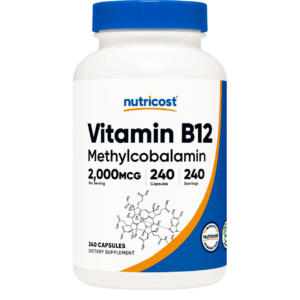 Vitamina B12 (Methylcobalamin) 2000mcg X 240 CAPS - NUTRICOST