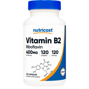 Vitamina B2 (Riboflavina) 400 Mg X 120 CAPS - NUTRICOST