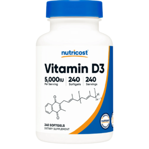 Vitamina D3 5000 IU X 240 CAPS - NUTRICOST