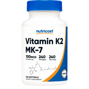 VITAMIN K2 MK-7 100 Mcg X 240 CAPS - NUTRICOST