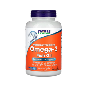 OMEGA-3 FISH OIL 1000 MG X 200 SOFT - NOW