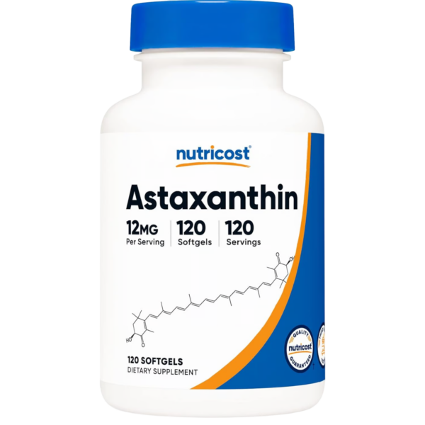 ASTAXANTHIN 12 MG x 120 CAPS - NUTRICOST