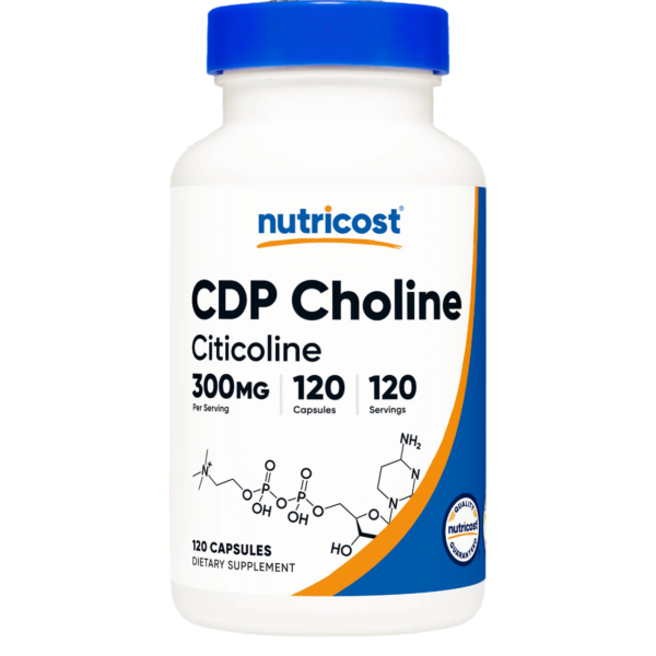 CDP Colina, Citicolina 300 mg X 120 CAPS - NUTRICOST