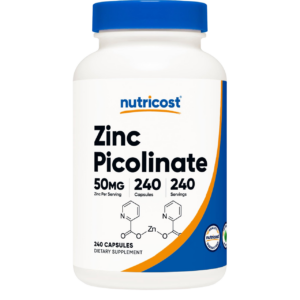 PICOLINATODE ZINC 50 Mg X 240 CAPS - NUTRICOST