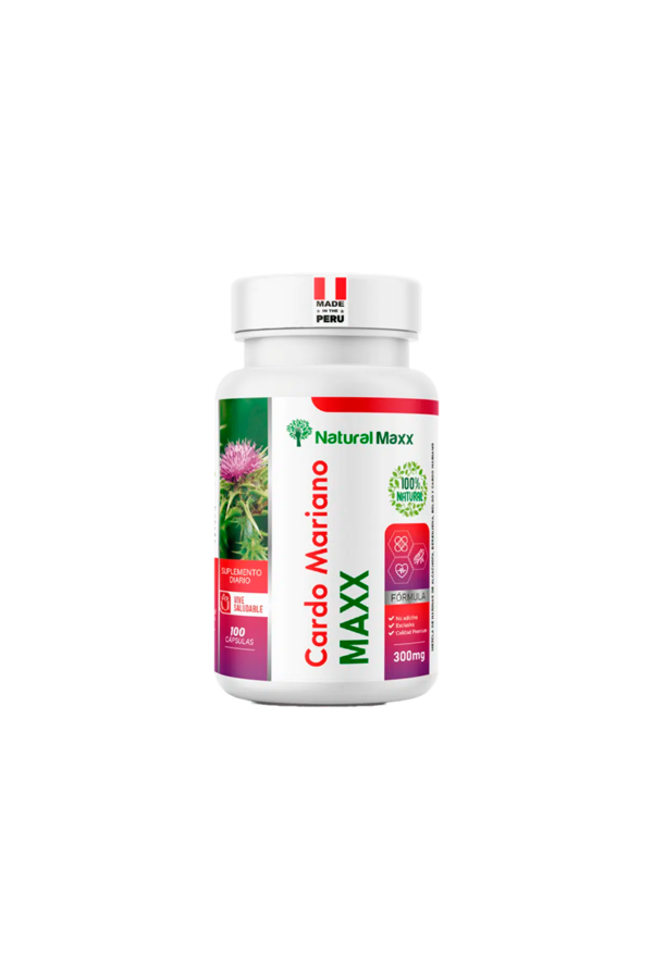 Cardo mariano Maxx (Berengue, Boldo y Alcachofa) - 100 capsulas - Natural Maxx
