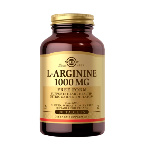 L-ARGININE 1000MG x 90 TABLET - SOLGAR