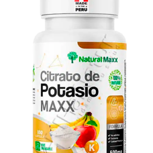 CITRATO DE POTACIO 500 mg x 100 CAPS - NATURAL MAXX